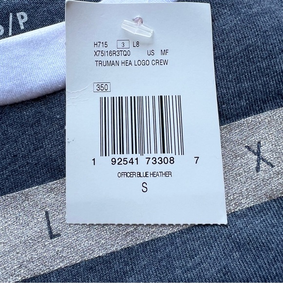 NEW GUESS Factory Mens Truman Logo Graphic Crewneck Short Sleeve Tee Sz S/P Gray - Picture 5 of 11